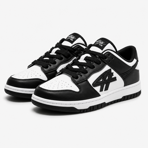 4Faith Classic Low Sneakers – Black & White