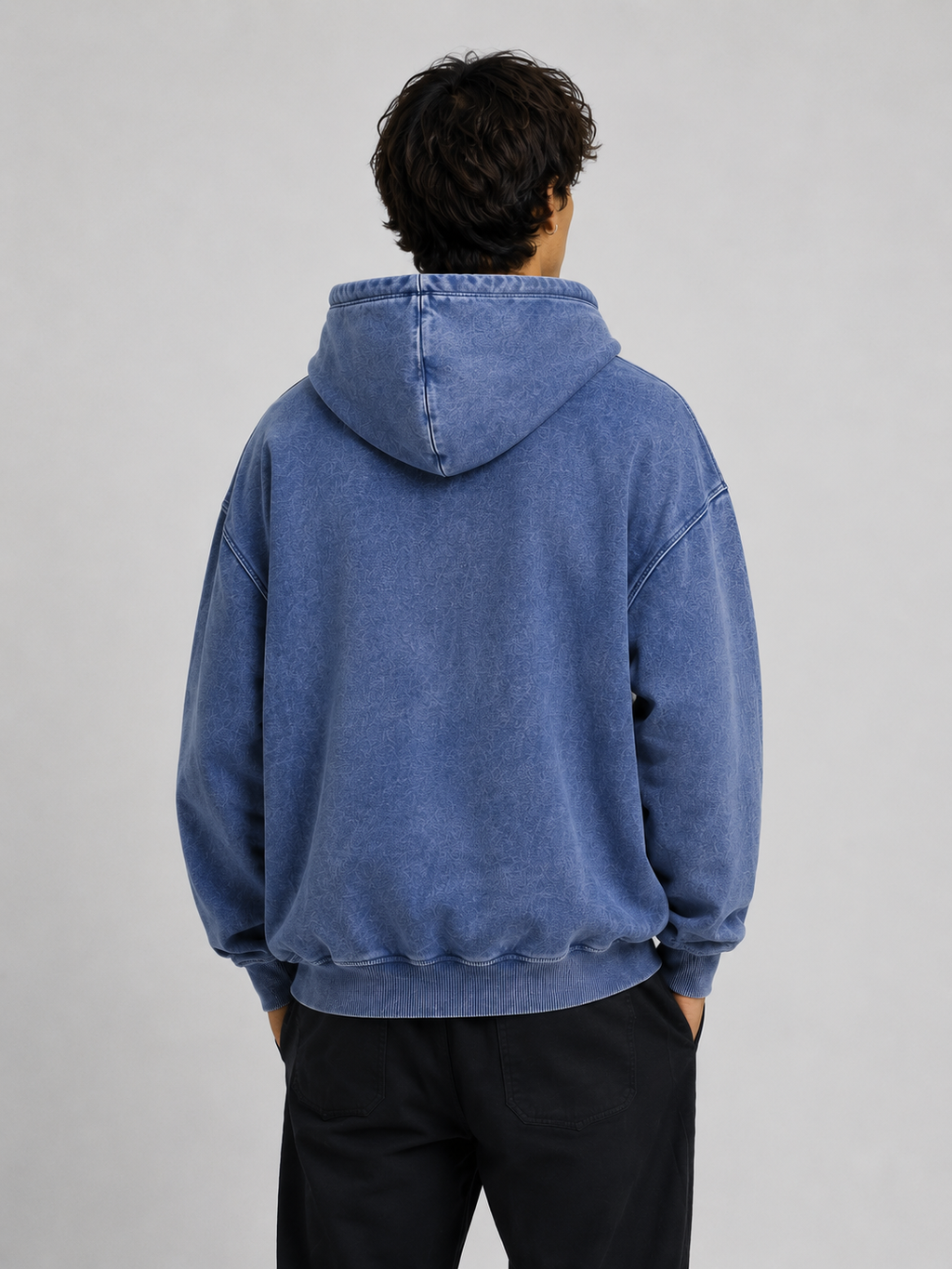 4Faith Vintage Hoodie – Washed Blue
