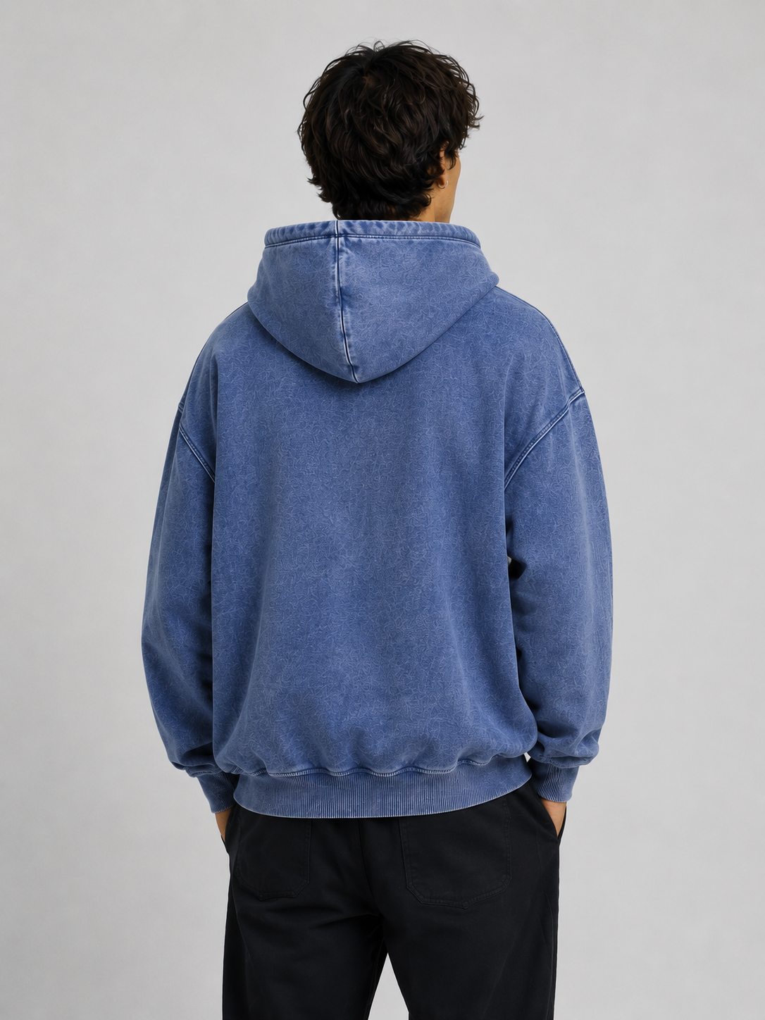 4Faith Vintage Hoodie – Washed Blue