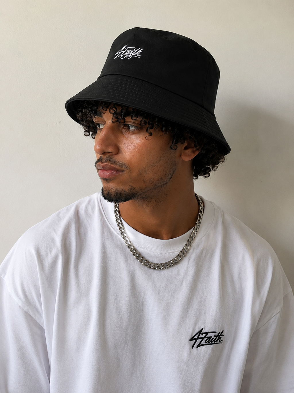 4Faith Signature Bucket Hat – Black