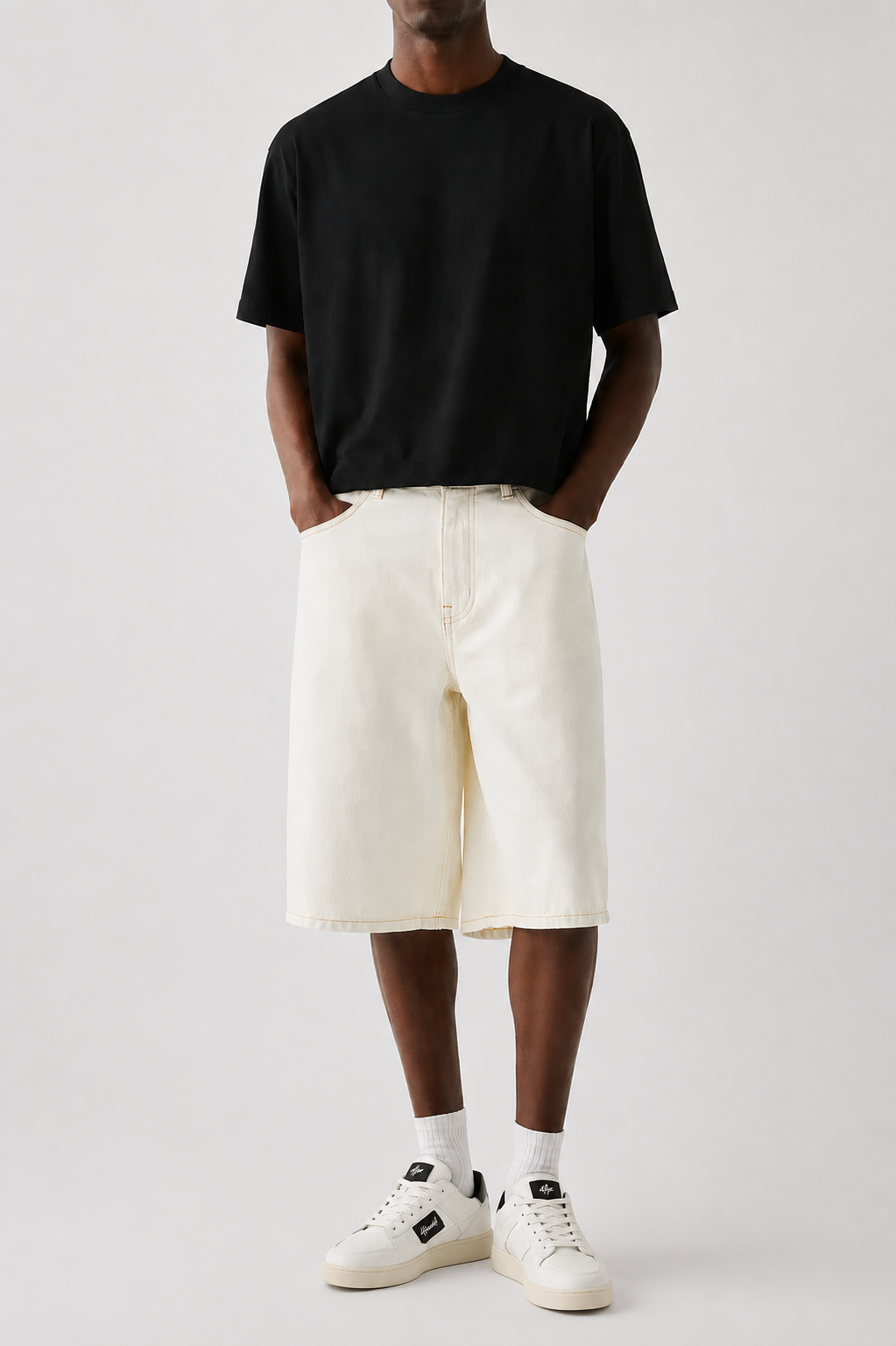 4Faith Signature Oversized Tee – Black