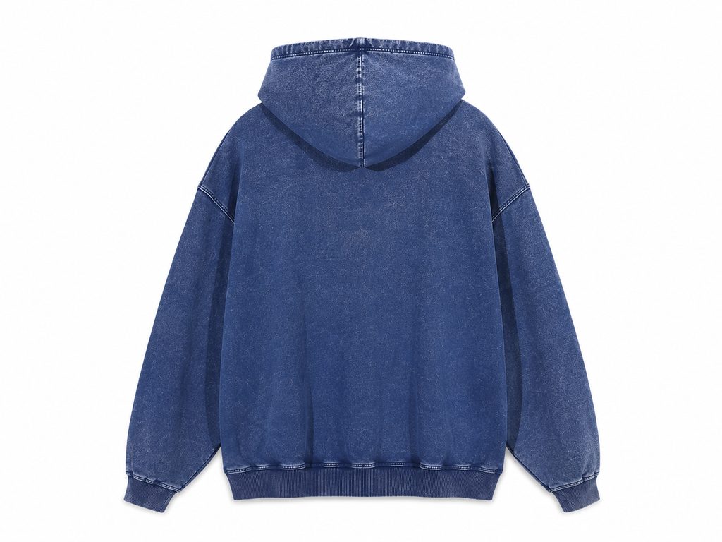 4Faith Vintage Hoodie – Washed Blue