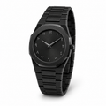 Montre Acier Noire – Élégance Minimaliste