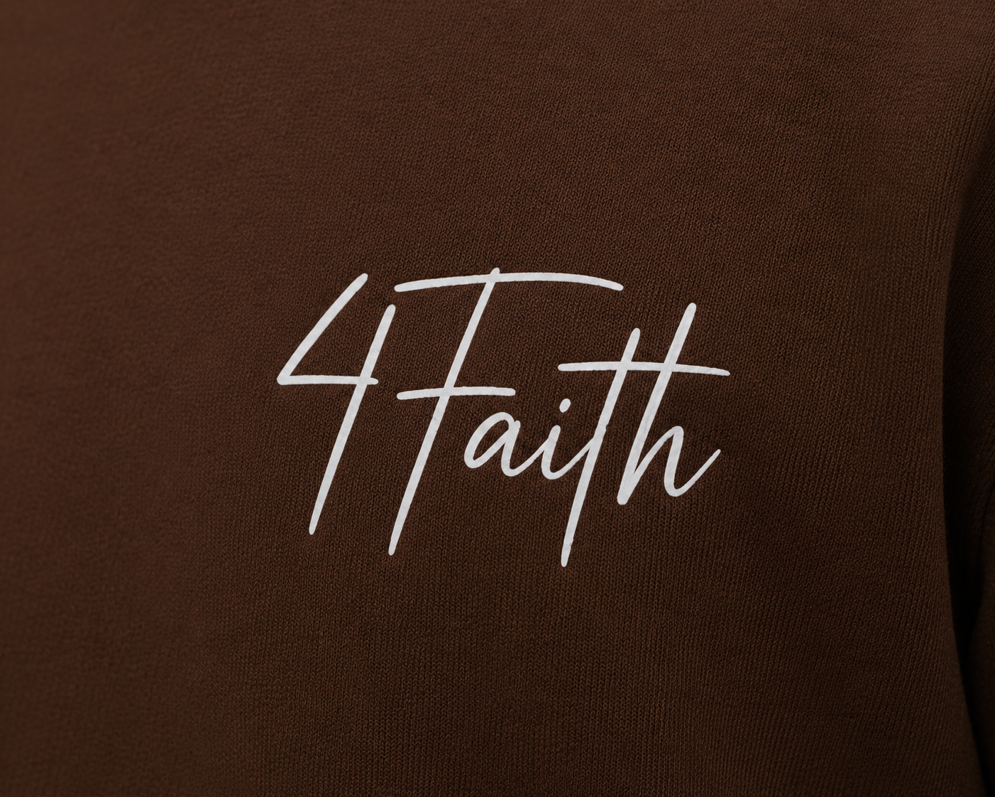 4Faith Oversized Hoodie – Chestnut Brown