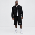 4Faith Black Denim Shorts