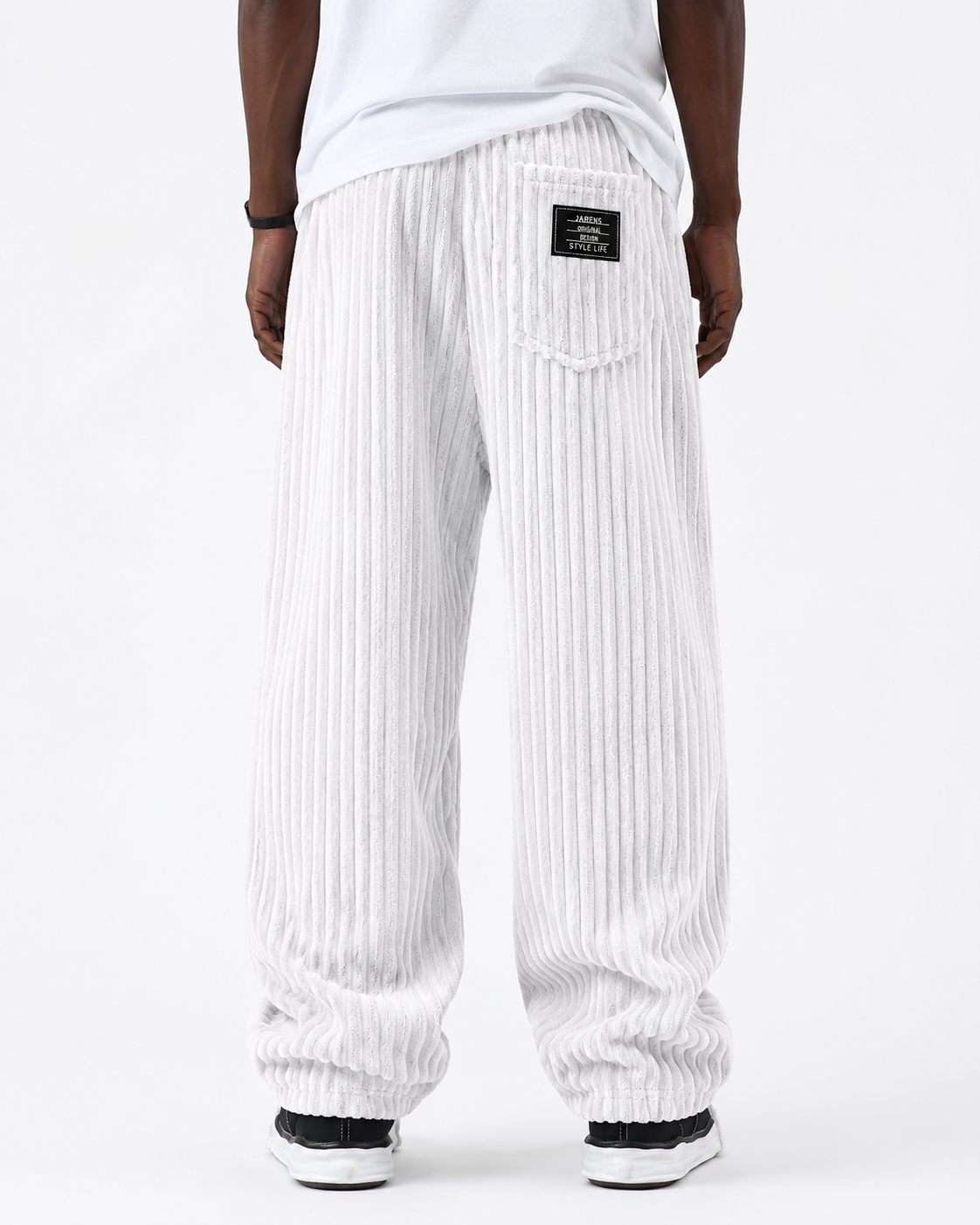 Pantalon Oversized Striped Corduroy