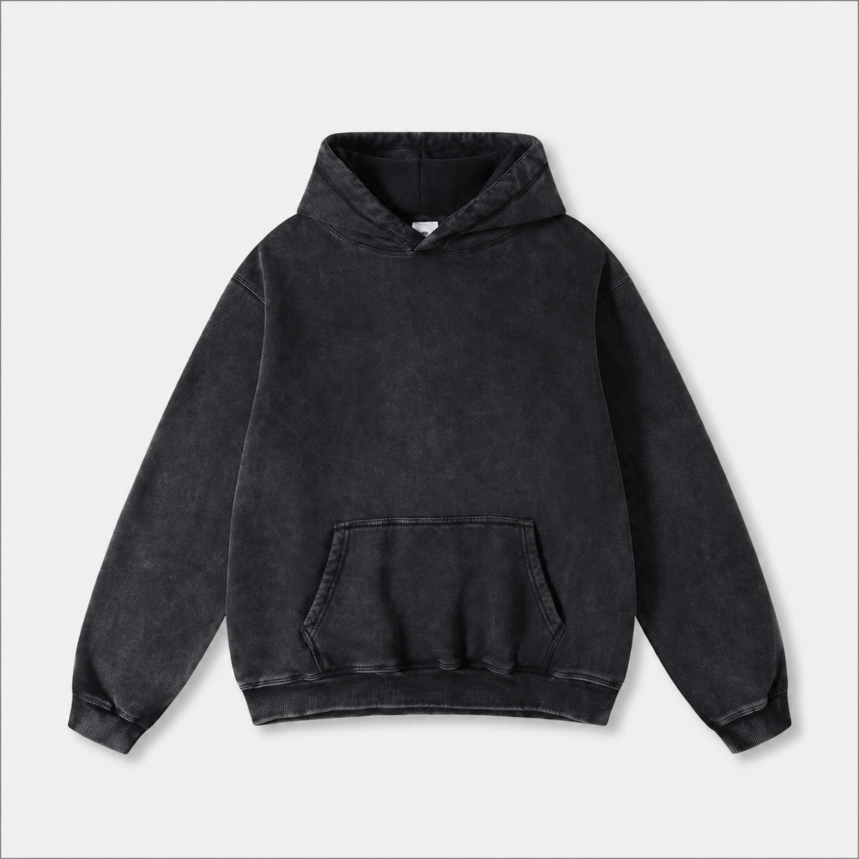4Faith Vintage Hoodie – Washed Black