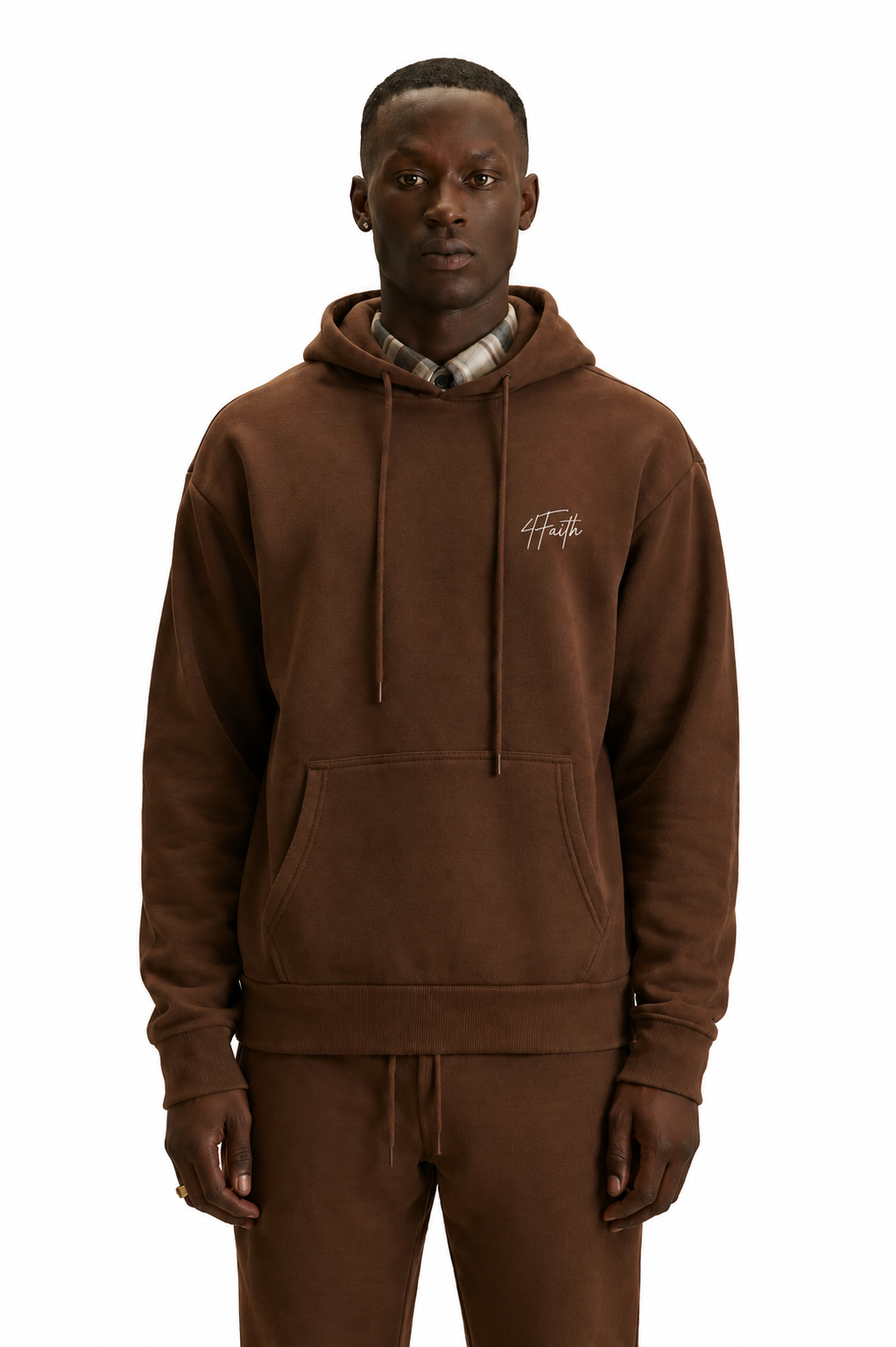 4Faith Oversized Hoodie – Chestnut Brown