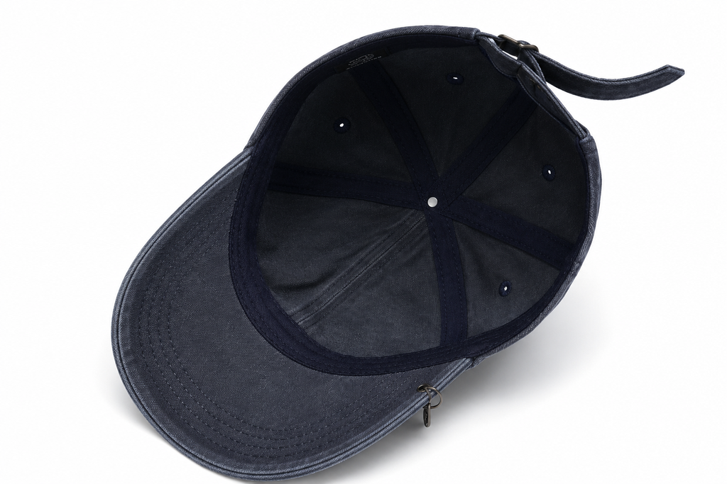 4Faith Vintage Dad Cap Washed Blue | Casquette Premium